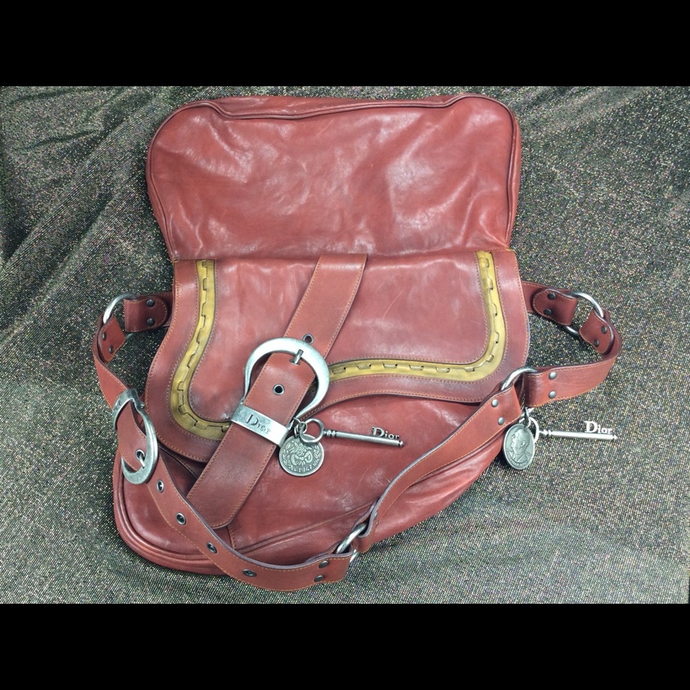 Dior saddle bag, silver hardware